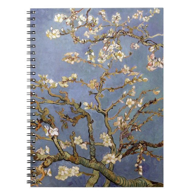 Van Gogh Almond Blommar Anteckningsbok Med Spiral (Framsidan)