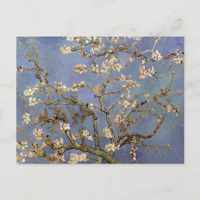 Van Gogh Almond Blommar Helg Vykort (Framsida)