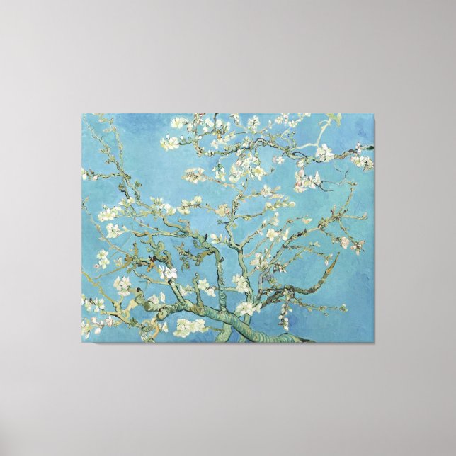 Van Gogh Almond Blommar Painting Canvastryck (Framsida)