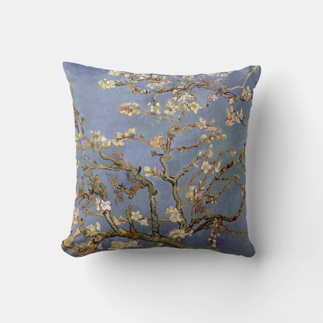 Van Gogh Almond Blommar Painting Kudde (Framsida)