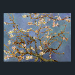 Van Gogh Almond Blommar Painting Poster<br><div class="desc">Post-Impressionist Landscape Painting by Vincent van Gogh - Classic Masterbit - Vincent Van Gogh Nature Painting Series - Almond Blommar in Blue Tones</div>