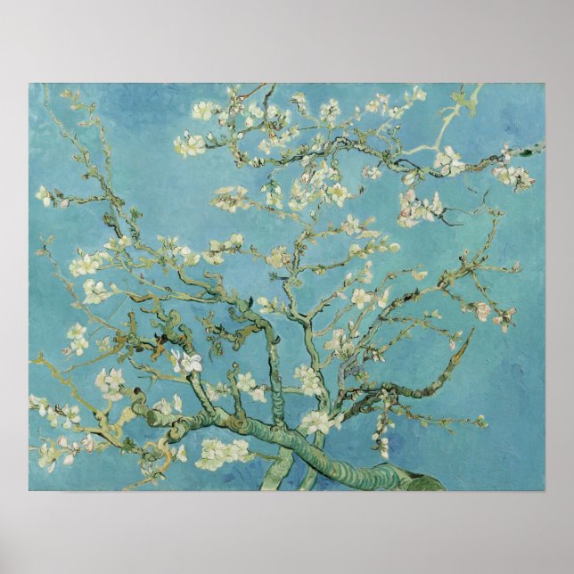 Van Gogh - Almond Blommar Poster (Framsidan)