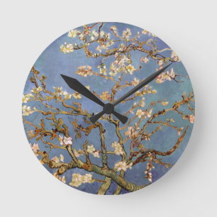 Van Gogh Almond Blommar Rund Klocka