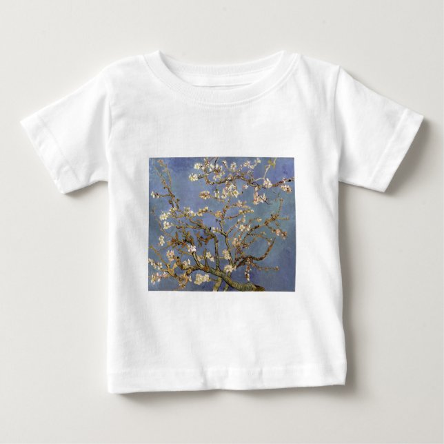 Van Gogh Almond Blommar Tee Shirt (Framsida)