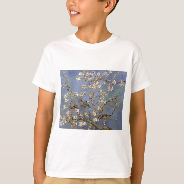 Van Gogh Almond Blommar Tee Shirt (Framsida)