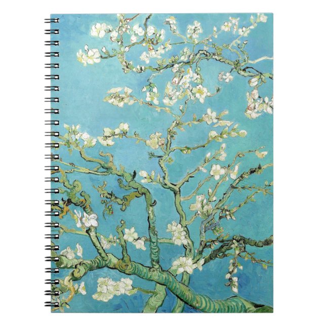 Van Gogh Almond Blommars Anteckningsbok (Framsidan)