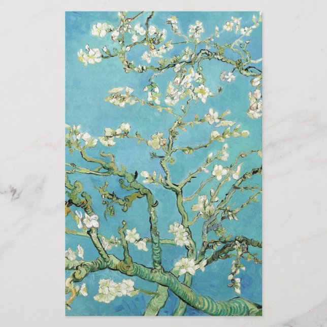 Van Gogh Almond Blommars Brevpapper (Framsida)