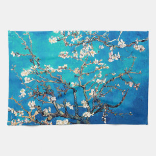 Van Gogh Almond Blommars Bright Turquise Kökshandduk