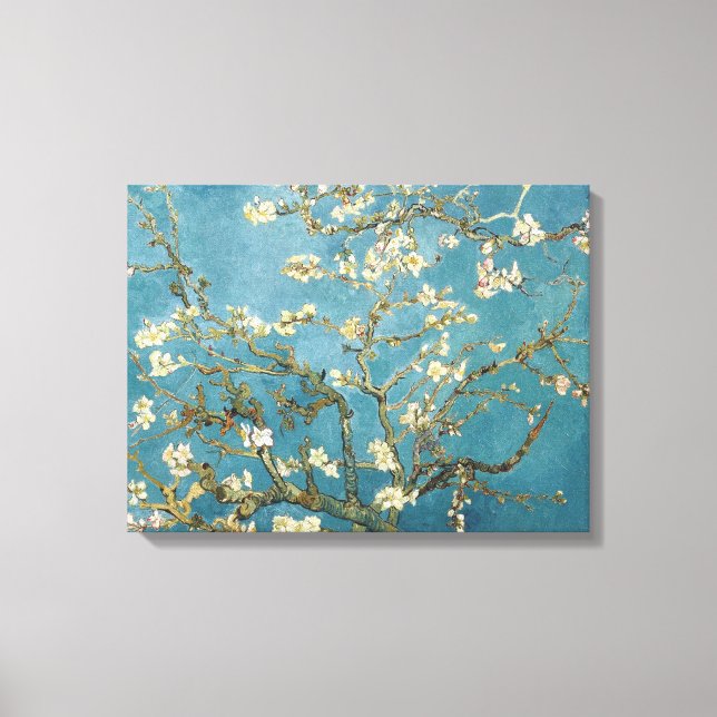 Van Gogh Almond Blommars Canvas (Framsida)