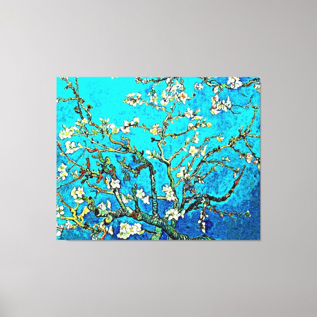 Van Gogh - Almond Blommars Canvastryck (Framsida)