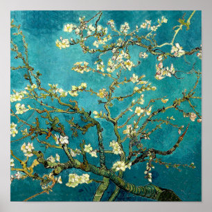 Van Gogh Almond Blommars Classic Impressionism Poster