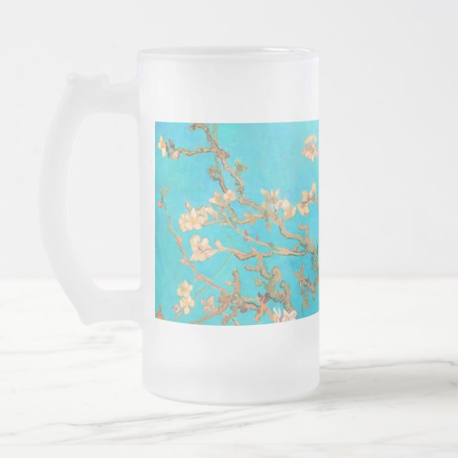 Van Gogh Almond Blommars Frostat Ölglas (Vänster)