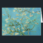 Van Gogh Almond Blommars Hälsningskort<br><div class="desc">Konstnär: Vincent Van Gogh Titel: Almond Blommars ändrade färg med 2gullordUtformning av vincent van gogh,  van gogh,  mandel blommar,  teal,  blommor,  blommigt,  vår,  sofistikerad,  dekorerad</div>