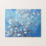 Van Gogh Almond Blommars Himlar Blue Pussel<br><div class="desc">Konstnär: Vincent Van Gogh Titel: Almond Blommars ändrade färg med 2gullordUtformning av vincent van gogh,  van gogh,  mandel blommar,  blått,  blommor,  blommigt,  vår,  sofistikerad,  dekorerad</div>