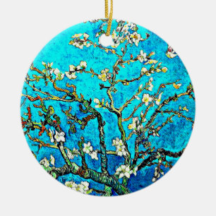 Van Gogh - Almond Blommars Julgransprydnad Keramik