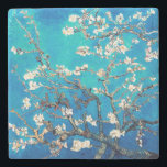 Van Gogh Almond Blommars klarturkos Stenunderlägg<br><div class="desc">Almond Blommars av Vincent Van Gogh färg,  ändring av upphovsrätten 2gullordDesigns/ PureVintage Kärlek Skaffa skönheten hos Van Gogh's älskade Almond Blommar i färger som matchar ditt hem. vincent van gogh,  van gogh,  mandel blommar,  blommor,  blommigt,  söt,  vacker.</div>