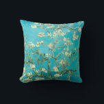 VAN GOGH - Almond Blommars Kudde<br><div class="desc">"van gogh vincent",  "mandel blommar",  blommor,  "berömd tavla",  vintage,  "bra konst",  blommigt,  blått,  vangogh</div>