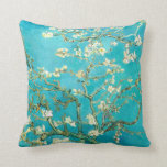 VAN GOGH Almond Blommars Kudde<br><div class="desc">"van gogh",  vincent,  "mandel-blommar",  blommor,  "berömd-målning",  vintage,  "bra konst",  blommigt,  blått</div>