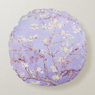 Van Gogh Almond Blommars Lavender Rund Kudde
