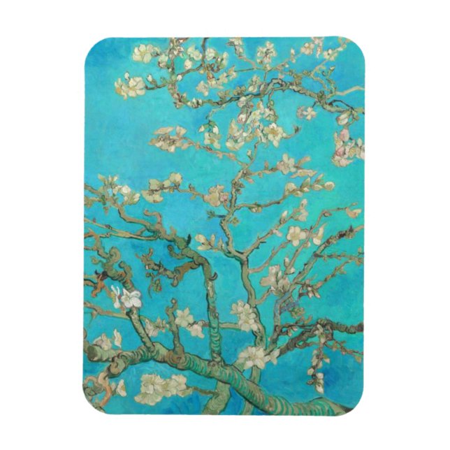 Van Gogh Almond Blommars Magnet (Vertikal)