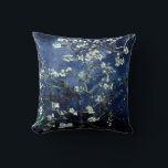 Van Gogh Almond Blommars Midnight Blue Kudde<br><div class="desc">Konstnär: Vincent Van Gogh Titel: Almond Blommars Altered färg by 2sötord4wordsDesigns</div>