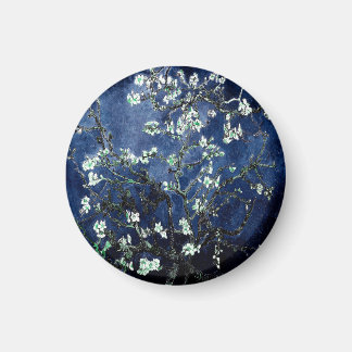 Van Gogh Almond Blommars Midnight Blue Magnet