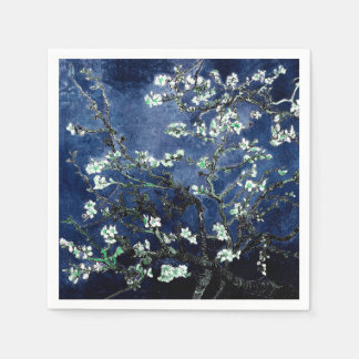 Van Gogh Almond Blommars Midnight Blue Pappersservett