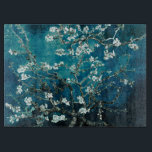 Van Gogh Almond Blommars: Mörk Teal<br><div class="desc">Konstnär: Vincent Van Gogh Titel: Almond Blommars Altered by 2sötordDesigns/ PureVintage Kärlek</div>
