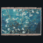 Van Gogh Almond Blommars: Mörk Teal Filt<br><div class="desc">Konstnär: Vincent Van Gogh Titel: Almond Blommars Altered by 2gullwordsDesigns/ PureVintage Kärlek Almond Blommars Mörk Teal Background Blanket: Wrap dig in i den konstnärliga skönheten hos Vincent Van Goghs Almond-Blommar med vår Almond Blommars Mörk Teal Background Blanket. Ikonmålningen får en ny dimension som är uppfångad mot bakgrund av rik, djupfärgtoner....</div>
