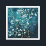 Van Gogh Almond Blommars: Mörk Teal Pappersservett<br><div class="desc">"Fin konst för varje fetstil" Förvandla din bord-inställning med pappra blöjor som innehåller Van Goghs mandel-Blommar i mörk teal. Eleganten är ännu praktisk, de tillför bröllop, duschar eller daglig mat till konstnärliga färger. blommar av mandel, pappra servetter, engångservetter av Van Gogh, bordsartiklar av konstinspirerad blommigt, mörk teal party décor, elegant...</div>