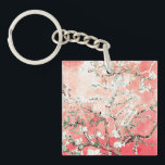 Van Gogh Almond Blommars Peach<br><div class="desc">Almond Blommars av Vincent Van Gogh, färg, ändring av upphovsrätten 2gullordDesigns/ PureVintage Kärlek. Peachy Rosa Almond Blommars Keychain: Bär Vincent Van Gogh's Almond-Blommar med dig varhelst du följer med vår Peach Almond Blommars Keychain. Ikonteckningen skiner mot en bakgrund av mjuka toner och skapar ett fängslande tillbehör som firar den klassiska...</div>