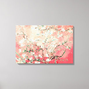 Van Gogh Almond Blommars peach Canvastryck