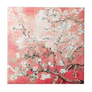 Van Gogh Almond Blommars Peach Kakelplatta