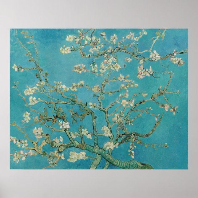 Van Gogh Almond Blommars Poster (Framsidan)