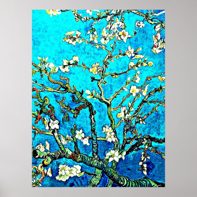 Van Gogh - Almond Blommars Poster (Framsidan)