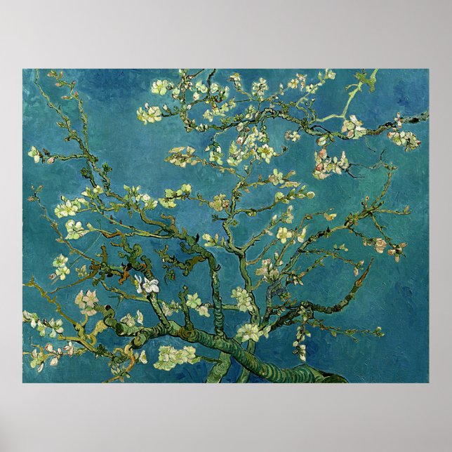 Van Gogh Almond Blommars Poster (Framsidan)