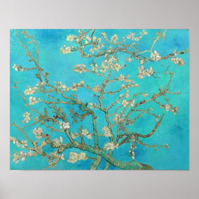 Van Gogh Almond Blommars Poster (Framsidan)