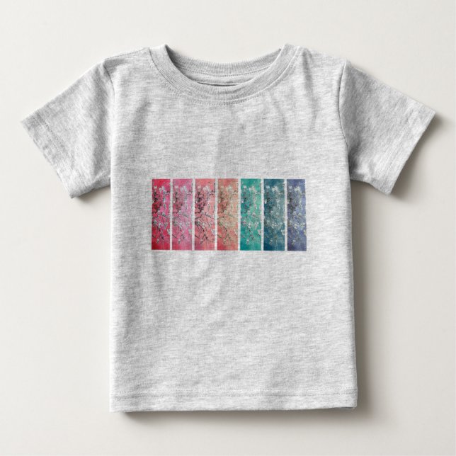 Van Gogh Almond Blommars Rainbow Panel T Shirt (Framsida)