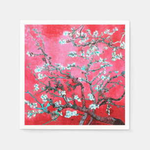 Van Gogh Almond Blommars Red blue Pappersservett