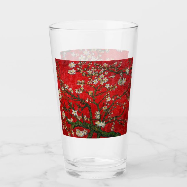Van Gogh Almond Blommars Red Glaskopp (Framsida)