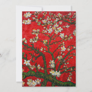 Van Gogh Almond Blommars Red Meddelande