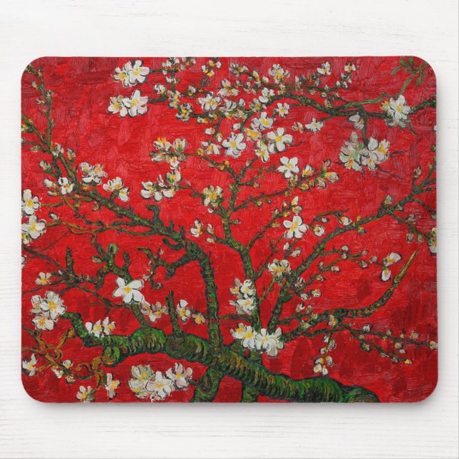Van Gogh Almond Blommars Red Musmatta (Framsidan)
