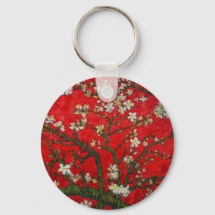 Van Gogh Almond Blommars Red Nyckelring