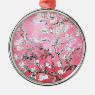 Van Gogh Almond Blommars Rosa Blue Julgransprydnad Metall