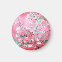 Van Gogh Almond Blommars Rosa Blue