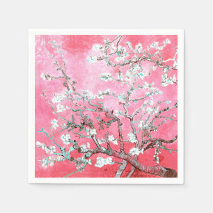 Van Gogh Almond Blommars Rosa Blue Pappersservett