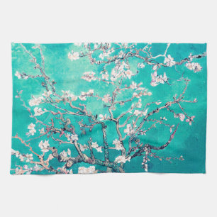 Van Gogh Almond Blommars Turcouise Kökshandduk
