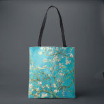VAN GOGH Almond Blommars Tygkasse<br><div class="desc">"van gogh",  vincent,  "mandel-blommar",  blommor,  "berömd-målning",  vintage,  "bra konst",  blommigt,  blått</div>