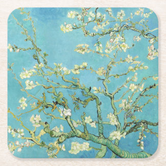 Van Gogh Almond Blommars Underlägg Papper Kvadrat