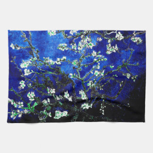Van Gogh Almond Blommars vibrant blue Kökshandduk